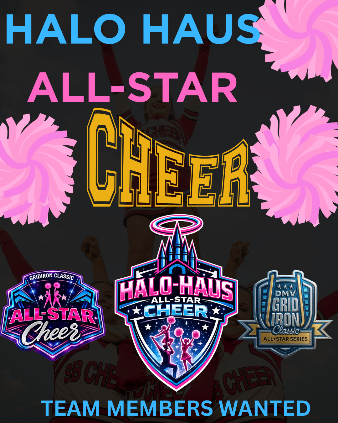 Halo Haus All-Star Cheer Coach Wanted