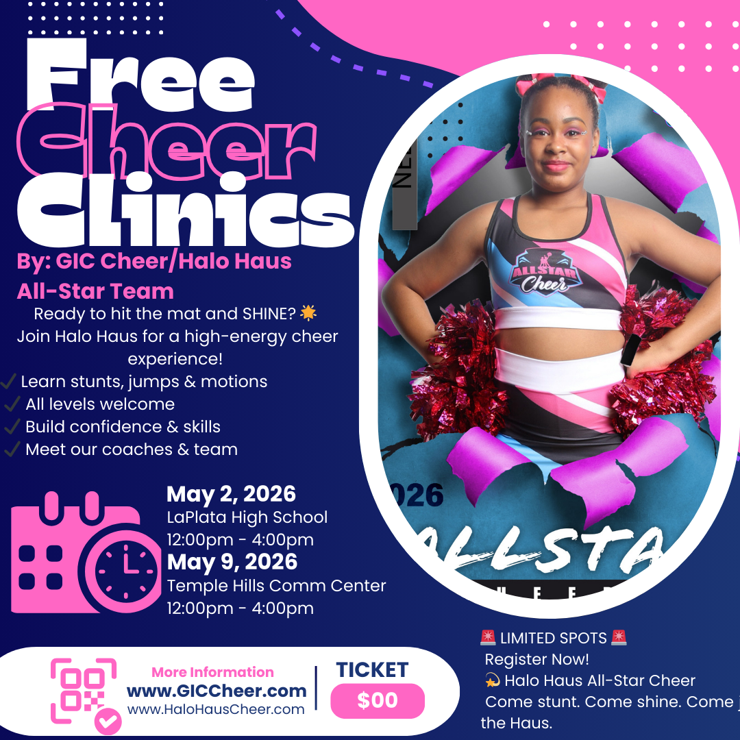 FREE Stunt and Shine Cheer Clinics - Spring of 2026