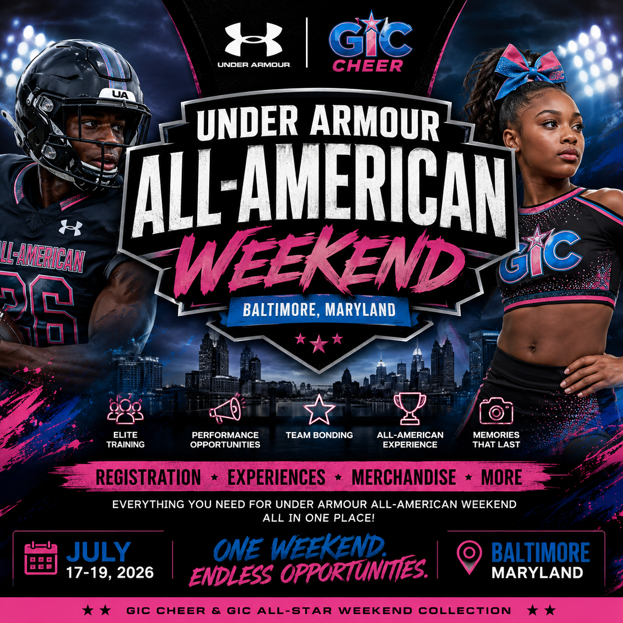 GIC Cheer and Under Armour All-American Weekend