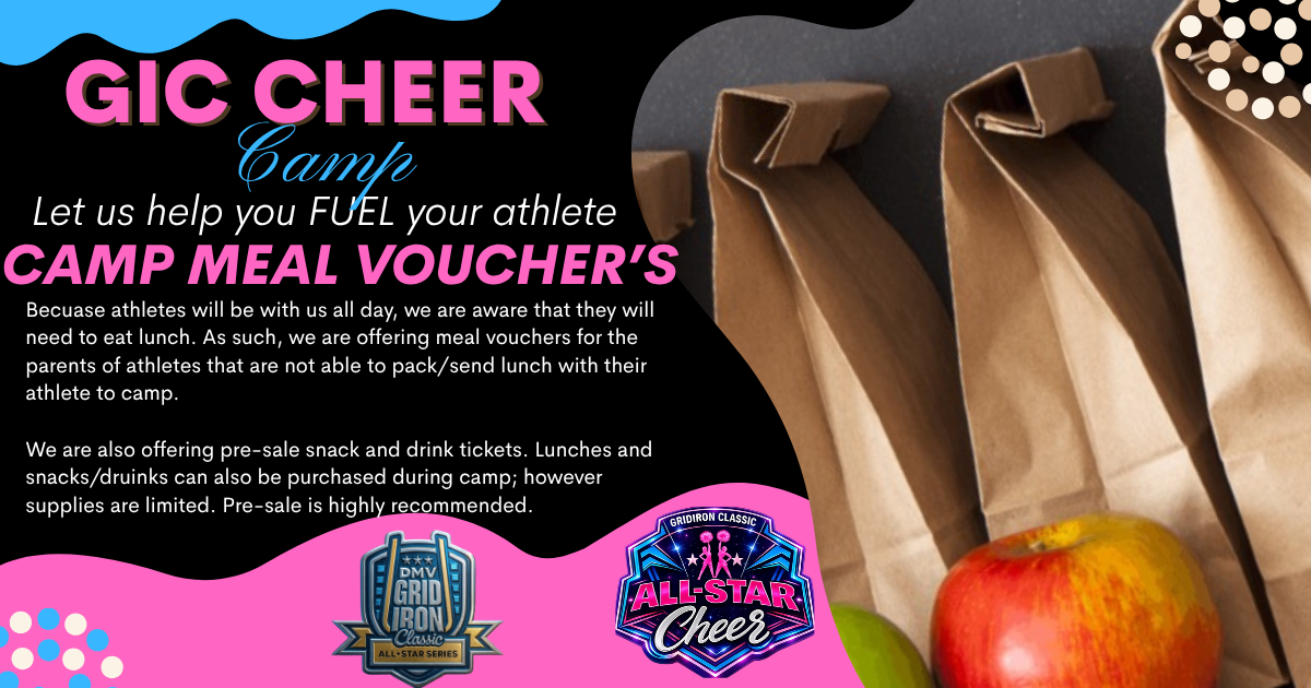 GIC Cheer Lunch, Snack and Drink Vouchers