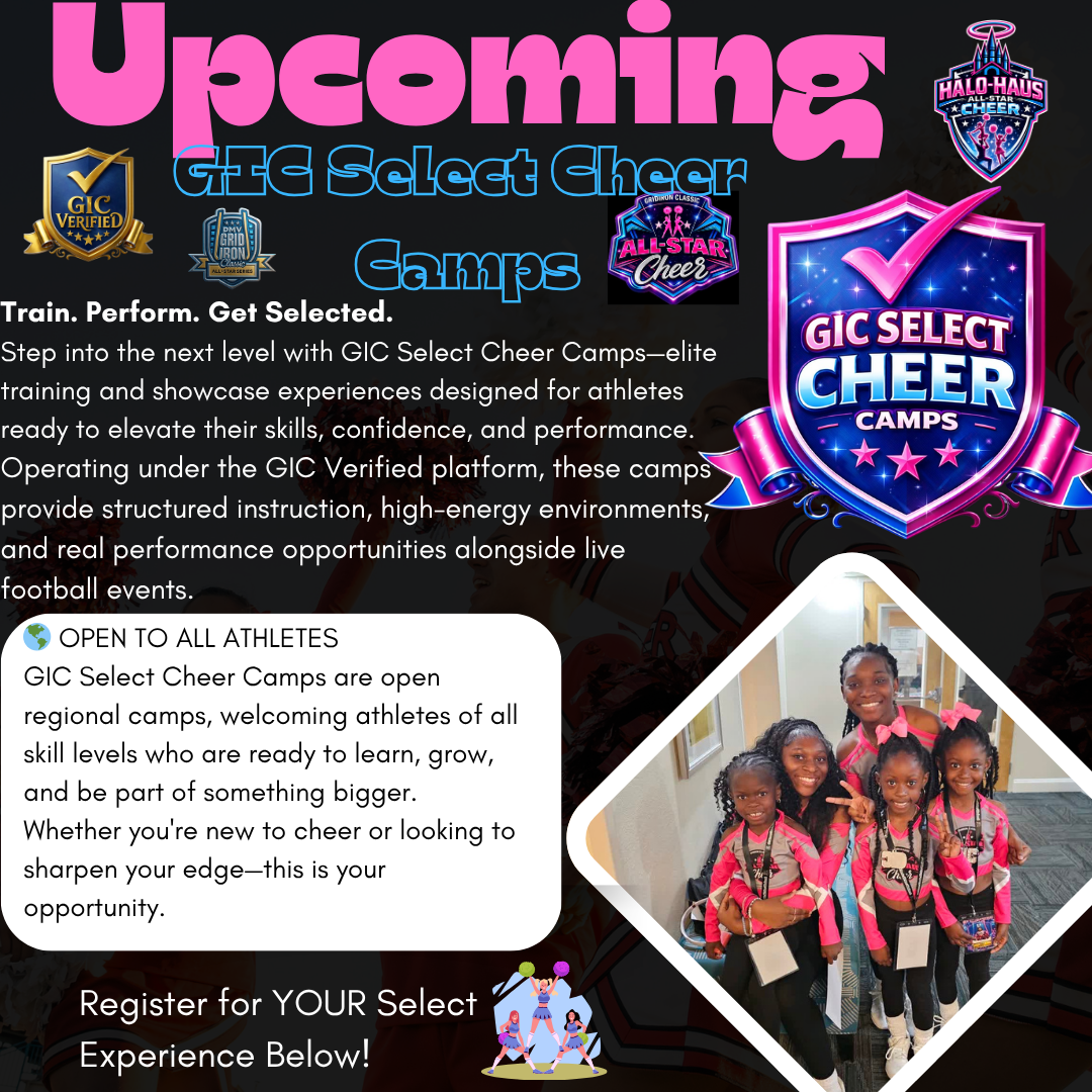 GIC SELECT CHEER CAMPS