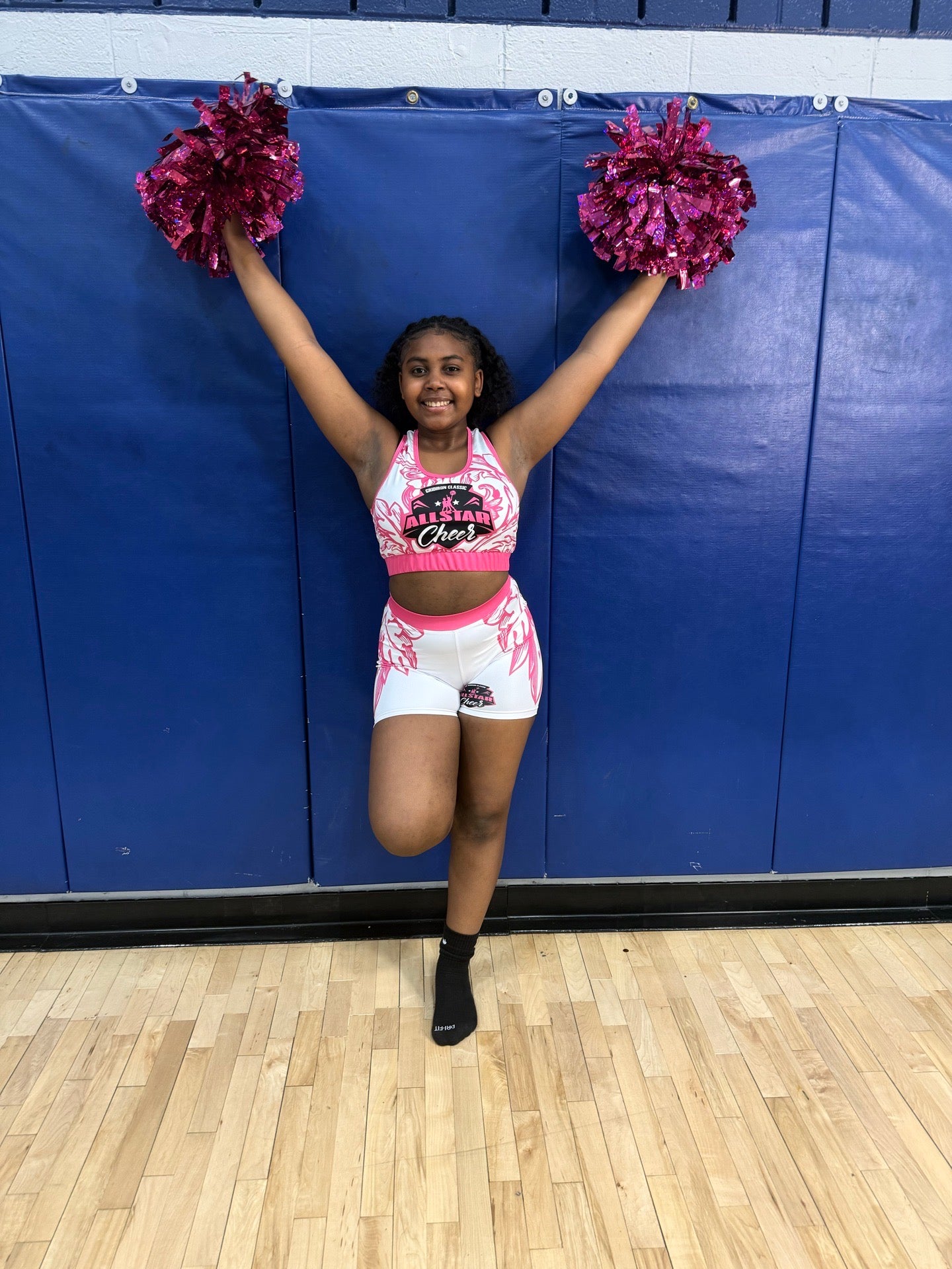 GIC Cheer 2-Piece Biker Short & Sports Bra Set
