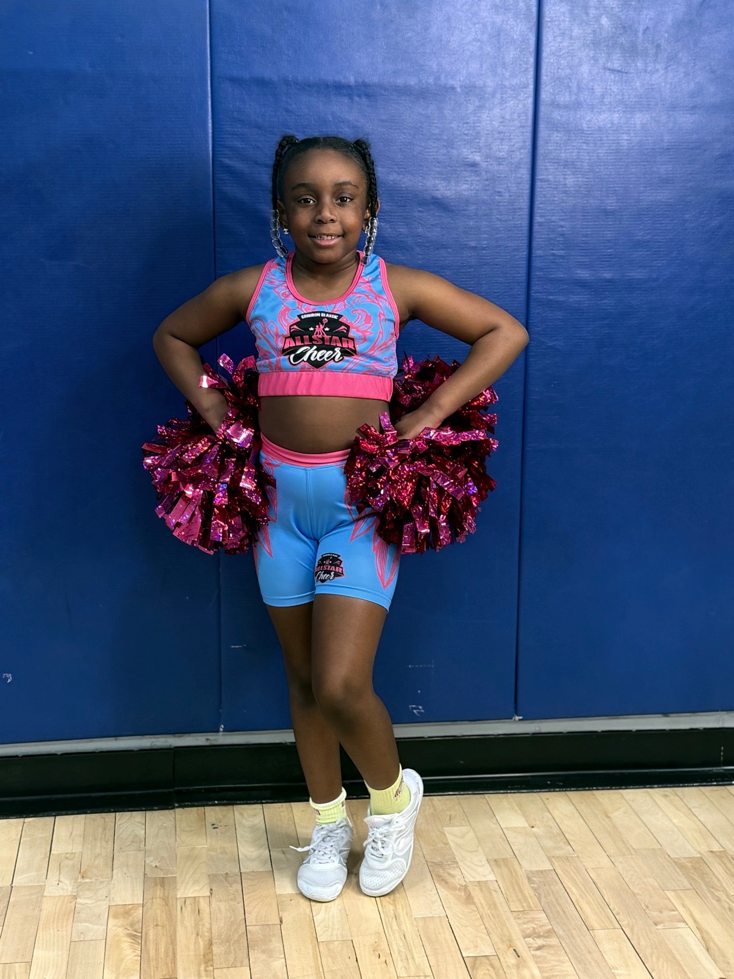 GIC Cheer 2-Piece Biker Short & Sports Bra Set