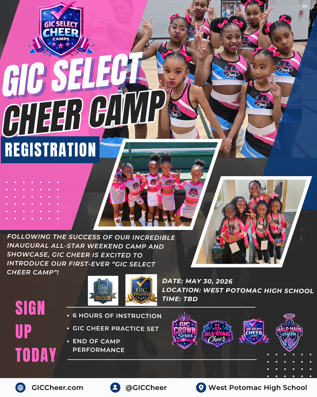 GIC Select Cheer Camps