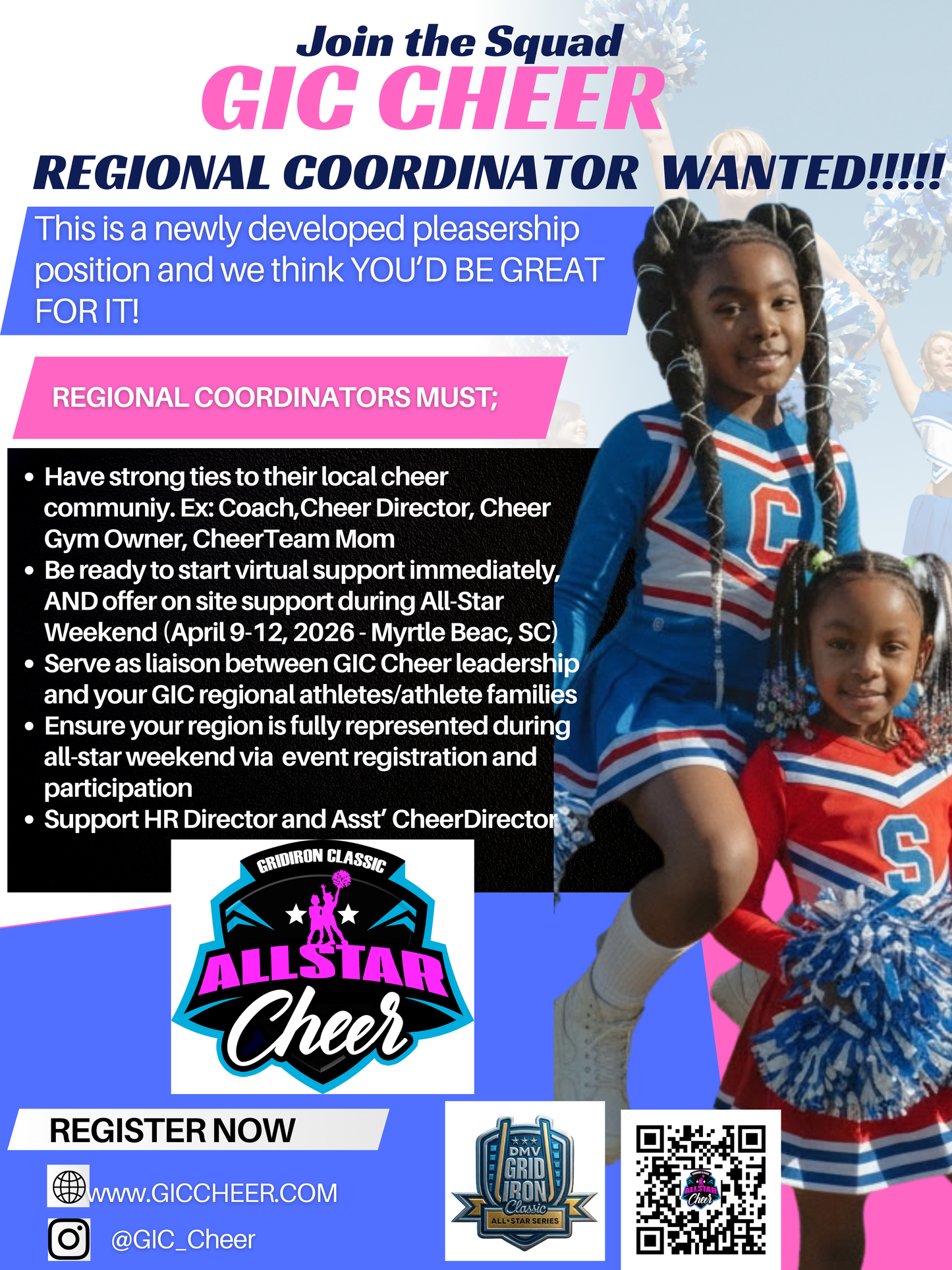 Regional Coordinators WANTED!