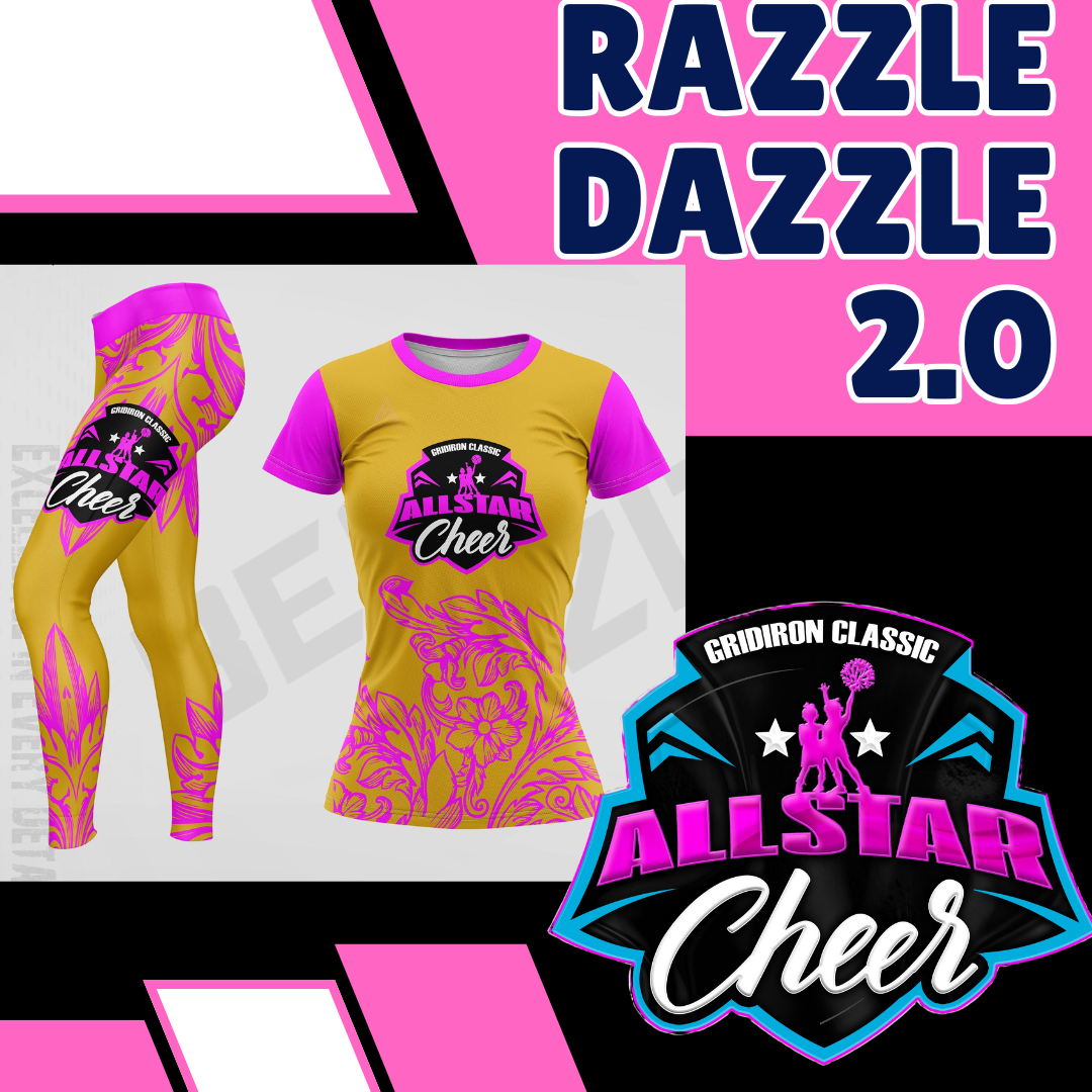 GIC Cheer 2-Piece Long Pant & T-Shirt Set